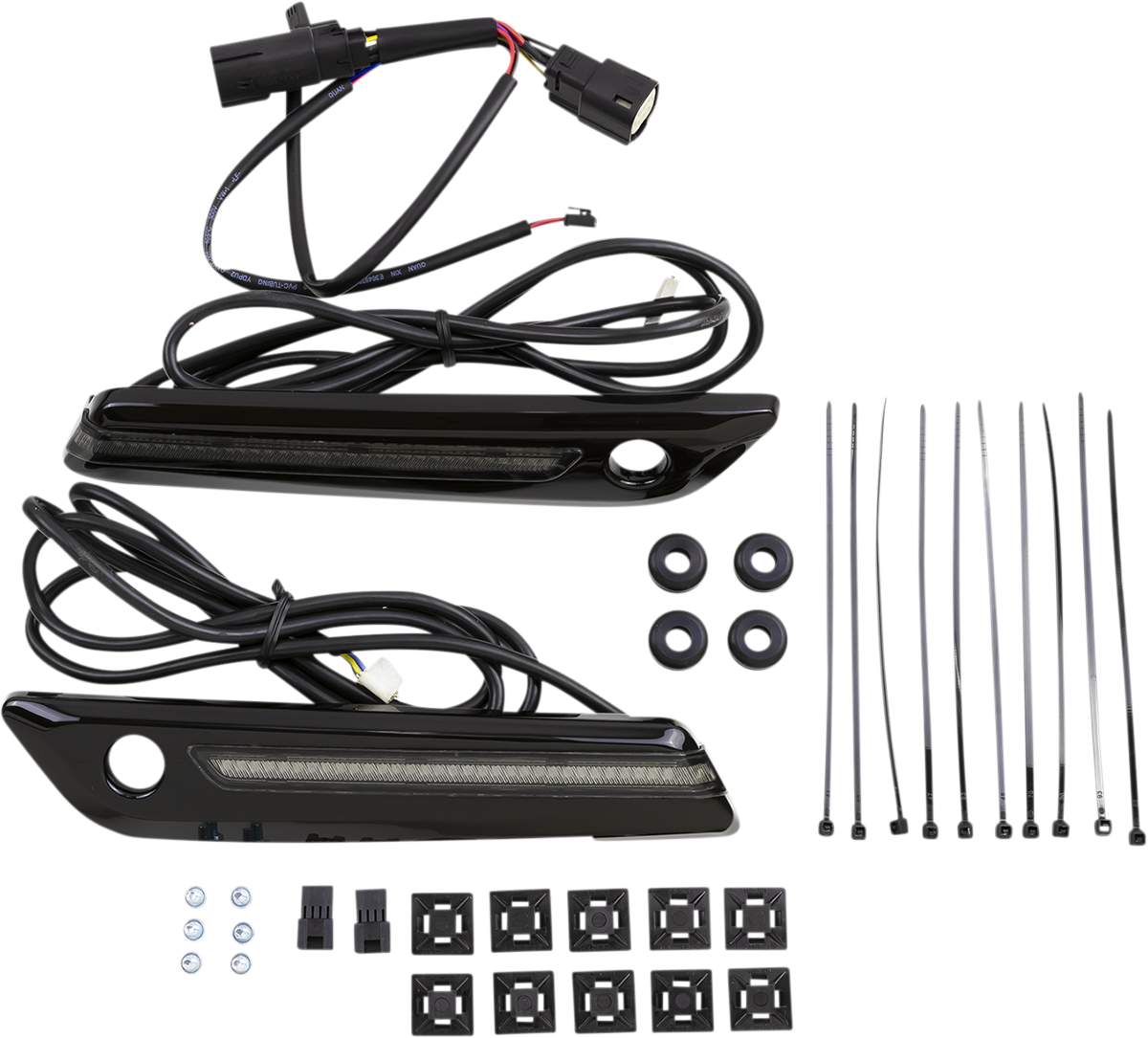 CIRO Hinge Covers - Smoke Lens - Black 40071