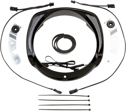 CIRO Headlight Bezel - Black 45206