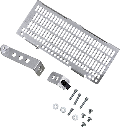 DEVOL Radiator Guard - Brushed Aluminum - Yamaha 0101-5401