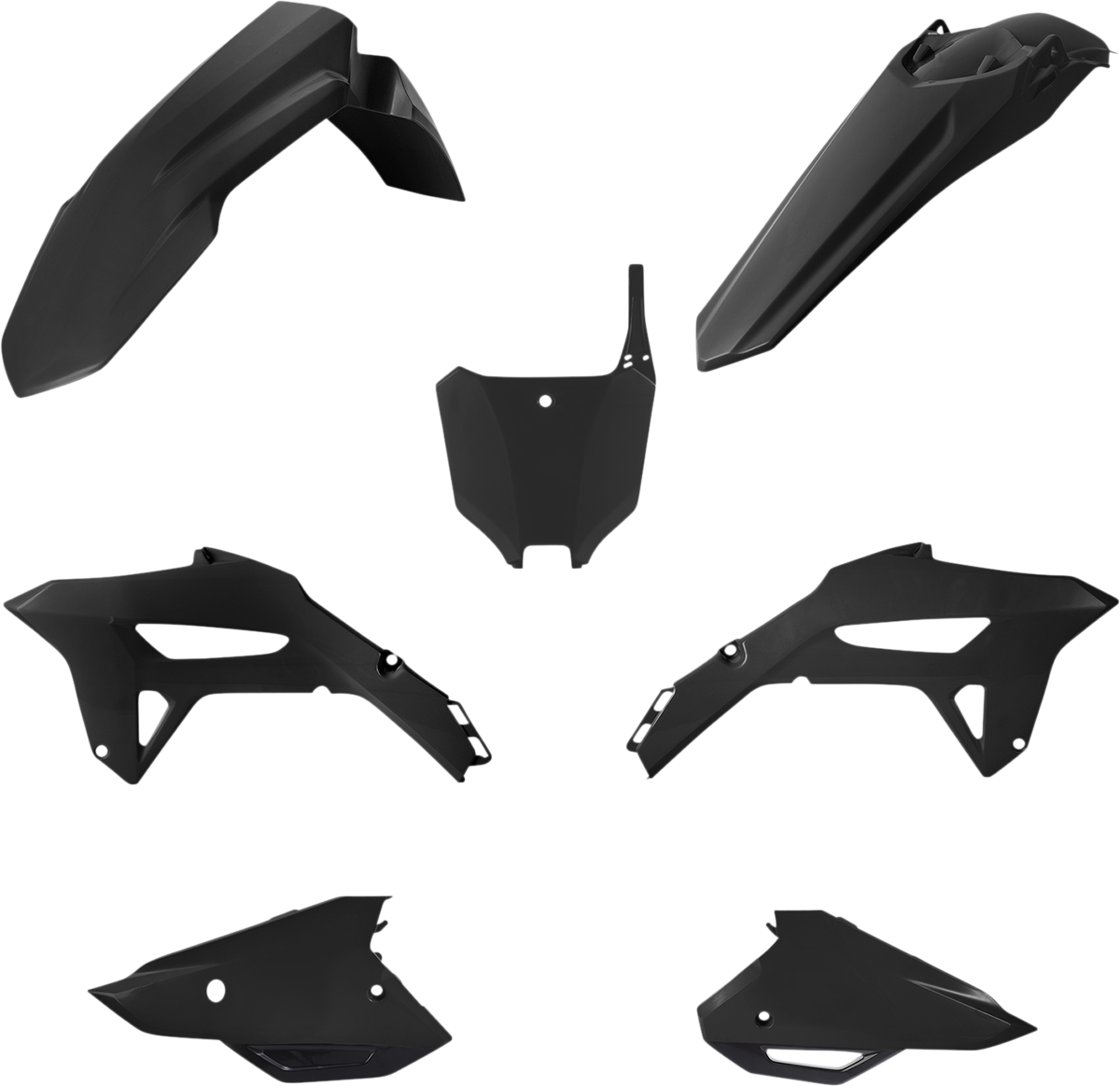 CYCRA 5 Piece Replica Body Kit - Black - CRF 250R/450R 1CYC-9431-12