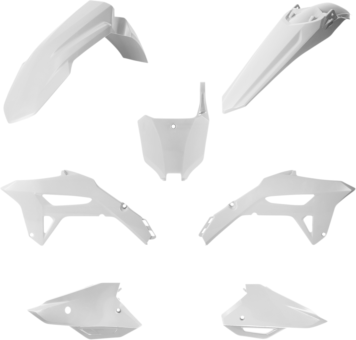 CYCRA 5 Piece Replica Body Kit - White - CRF 250R/450R 1CYC-9431-42