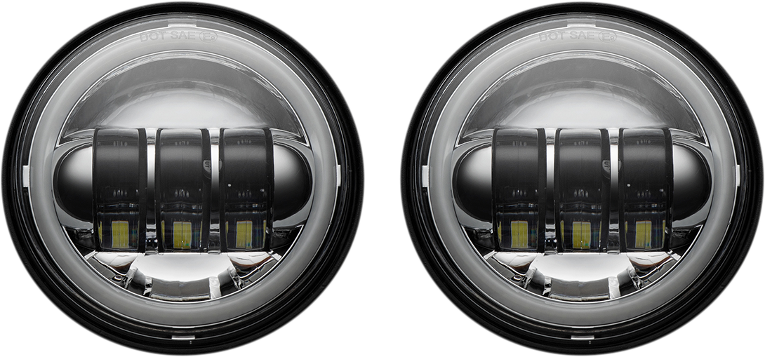 CUSTOM DYNAMICS 4-1/2" Passing Lamps - Chrome PG-45-C
