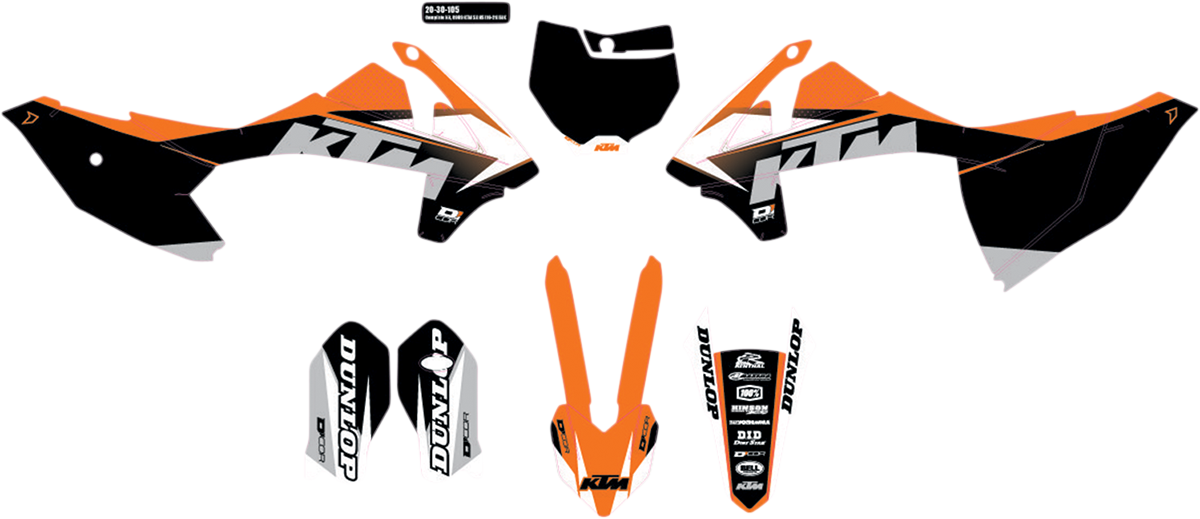 D'COR VISUALS Graphic Kit - Cor 9 KTM - SX 85 20-30-105