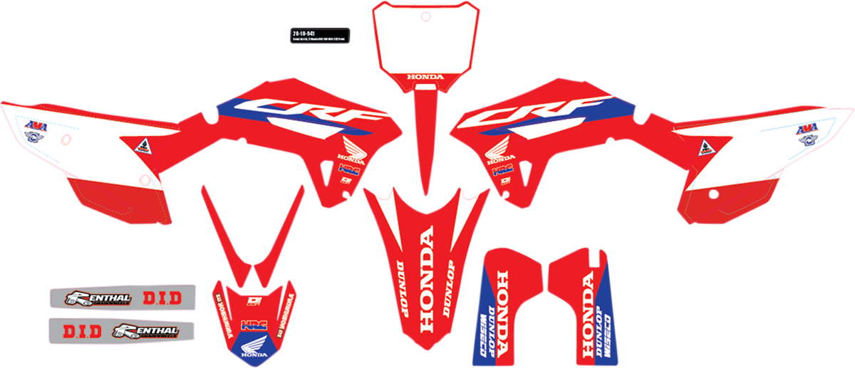 D'COR VISUALS Graphic Kit - Honda HRC - CRF450R '21-'23 20-10-941