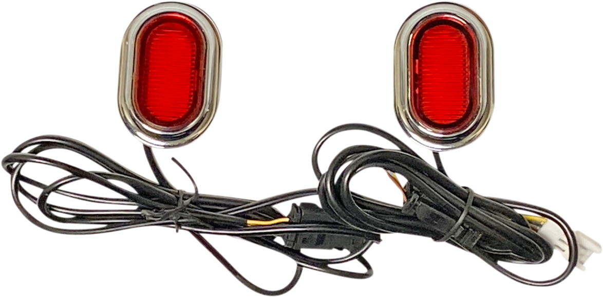 CUSTOM DYNAMICS Antenna Grommet Light - Smoke Lens - Chrome CD-PLUG-SC