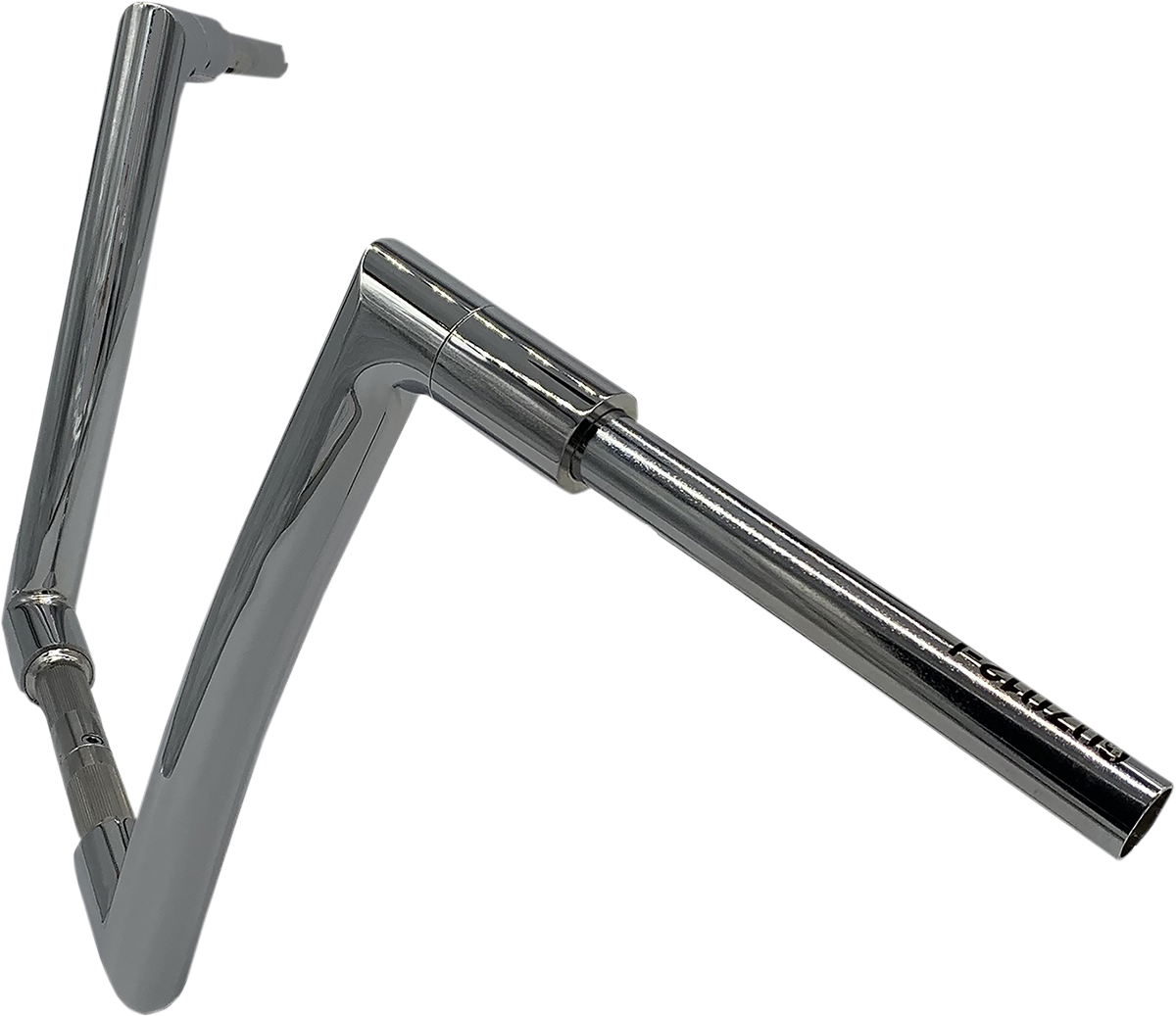 FAT BAGGERS INC. 1-1/2" EZ Install Flat Top Handlebar - 12" - Chrome 607012