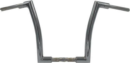 FAT BAGGERS INC. 1-1/2" EZ Install Flat Top Handlebar - 14" - Chrome 607014