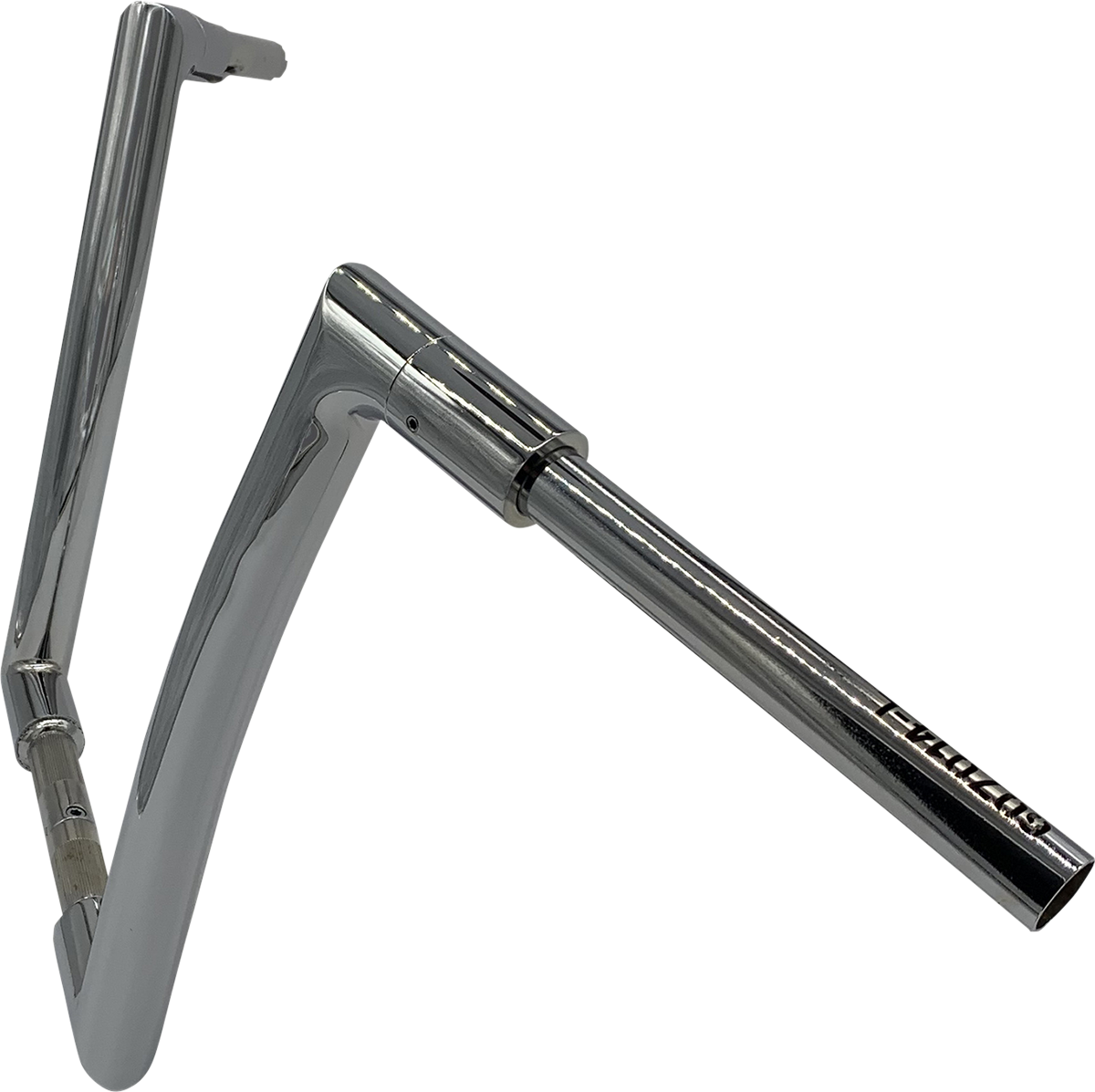 FAT BAGGERS INC. 1-1/2" EZ Install Flat Top Handlebar - 14" - Chrome 607014