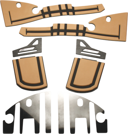 HARDSTREET Shelf Set - Tan - '14-'21 RND 1033-SBSH-IN-TB