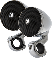 KICKER Mini Speakers - 2 ohm - Chrome 47PSM32