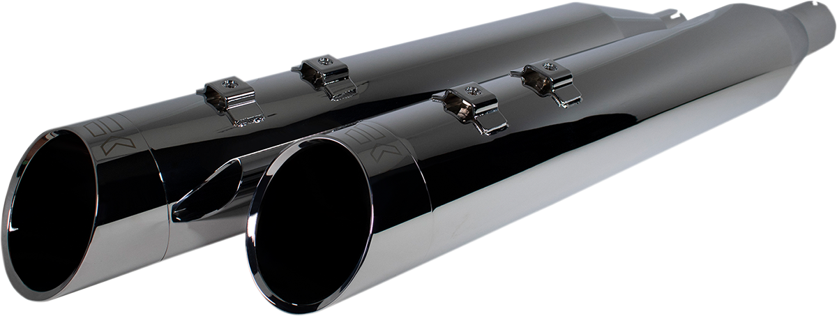 KHROME WERKS 4-1/2" HP-Plus® Slip-On Mufflers - Chrome Edge 202660