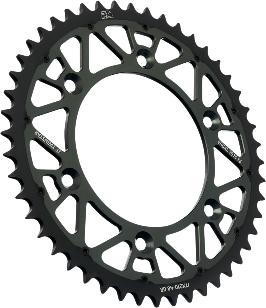 JT SPROCKETS Rear Sprocket - Twinstar - 48 Tooth - Graphite - Beta/Honda JTX210.48GR