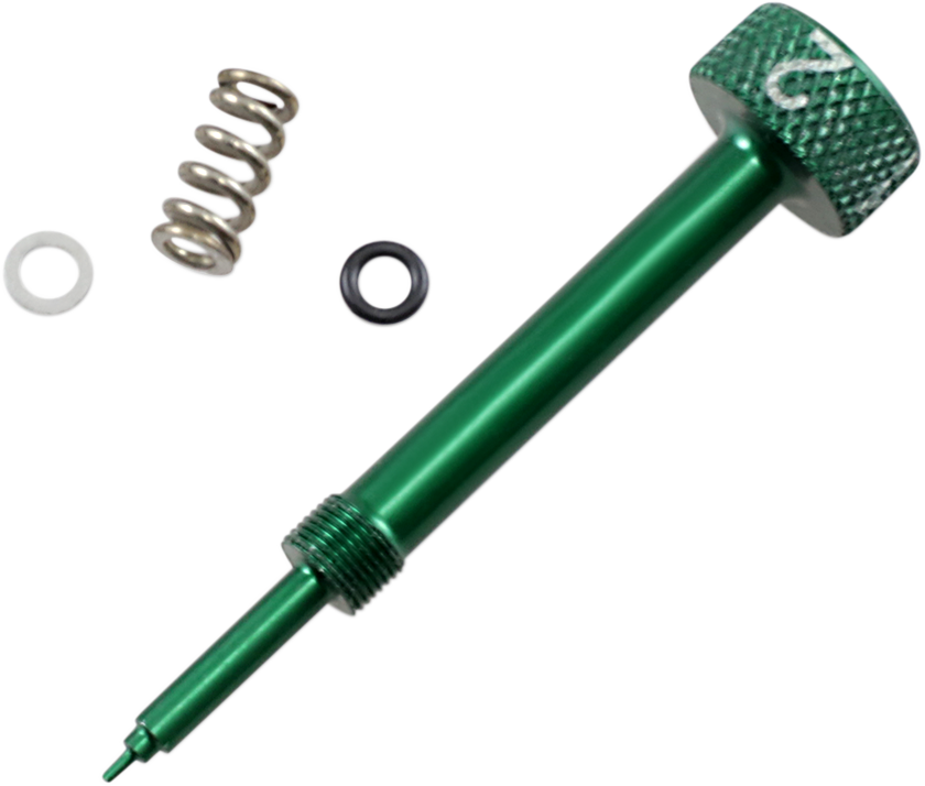 MOOSE OFFROAD Fuel Mixture Screw by Zip-Ty - Green FMS01-GR