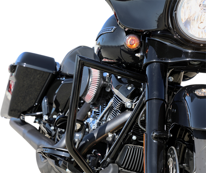 LA CHOPPERS Engine Guard - Black - Twin Peaks LA-7100-00B