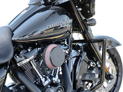 LA CHOPPERS Engine Guard - Black - Twin Peaks LA-7100-00B