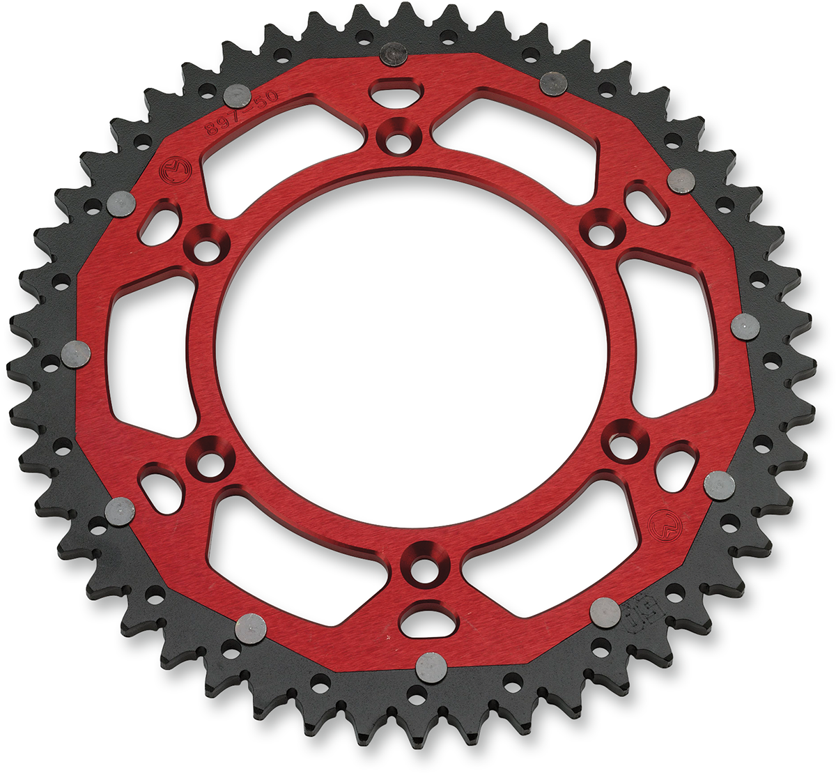 MOOSE OFFROAD Dual Sprocket - 49 Tooth - Red - Honda 1210-210-49-13X