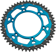 MOOSE OFFROAD Dual Sprocket - 50 Tooth - Blue - Yamaha 1210-251-50-12X