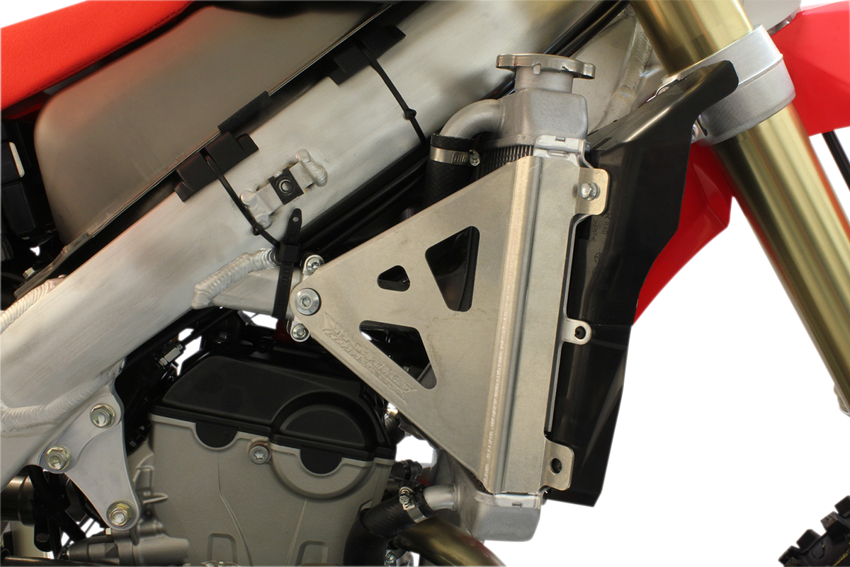 WORKS CONNECTION Radiator Brace Set - Silver - Honda 18-777