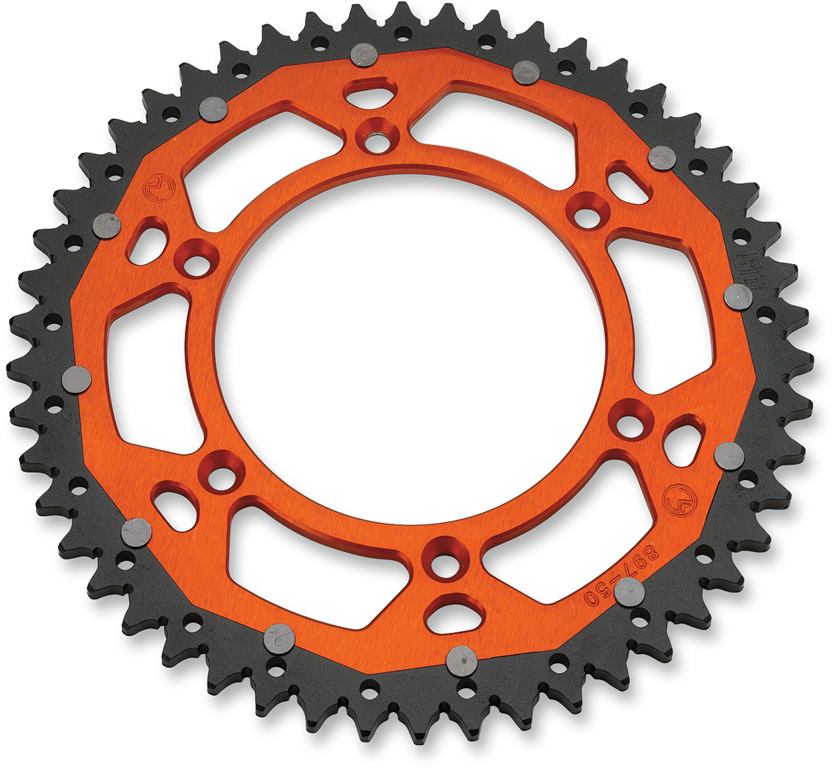 MOOSE OFFROAD Dual Sprocket - 49 Tooth - Orange - Husqvarna/Husaberg/KTM 1210-897-49-14X