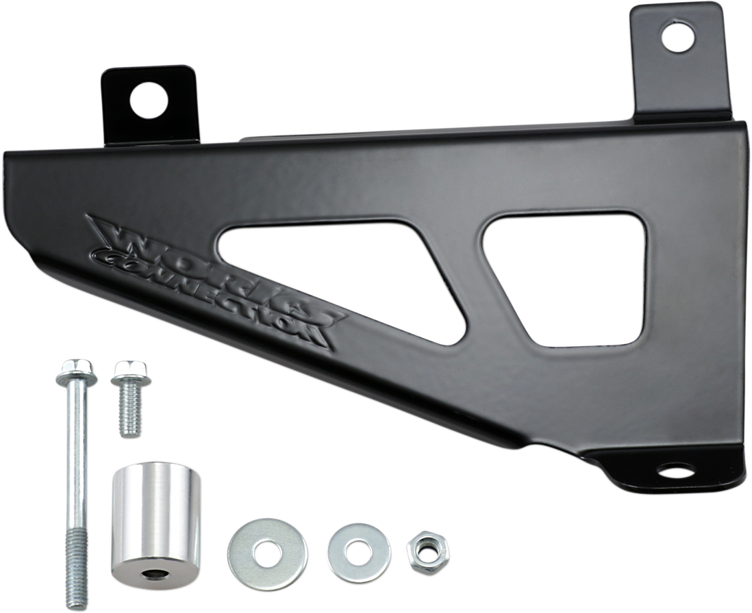 WORKS CONNECTION Radiator Brace Set - Black - Yamaha 18-B126