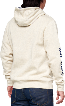 100% BB33 Pullover Welt Pocket Hoodie - Oatmeal - Small BB-36045-484-10