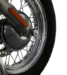 ACCUTRONIX Axle Caps - Elite - Chrome - 1" - Pair TAC101-EC