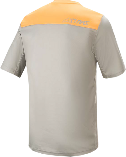 ALPINESTARS Drop 4.0 Short-Sleeve Jersey - Gray Steel/Tangerine - Medium 1766220-6004-MD