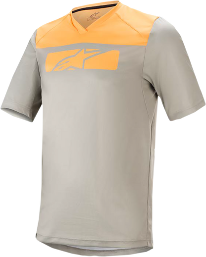ALPINESTARS Drop 4.0 Short-Sleeve Jersey - Gray Steel/Tangerine - Medium 1766220-6004-MD