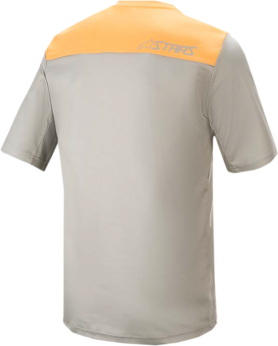 ALPINESTARS Drop 4.0 Short-Sleeve Jersey - Gray Steel/Tangerine - Small 1766220-6004-SM