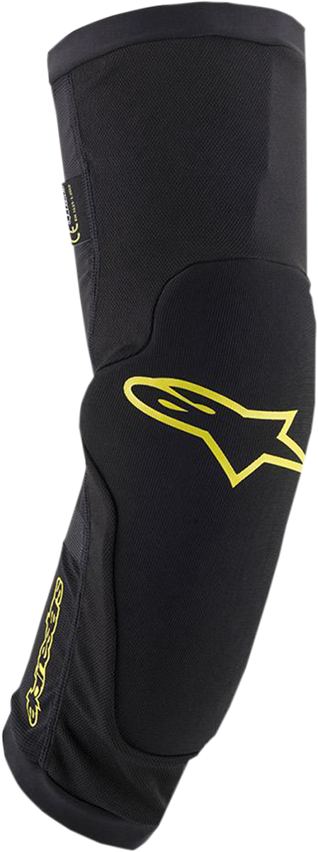 ALPINESTARS Paragon Plus Knee Protectors - Black/Acid Yellow - 2XL 1652419-1047-2X