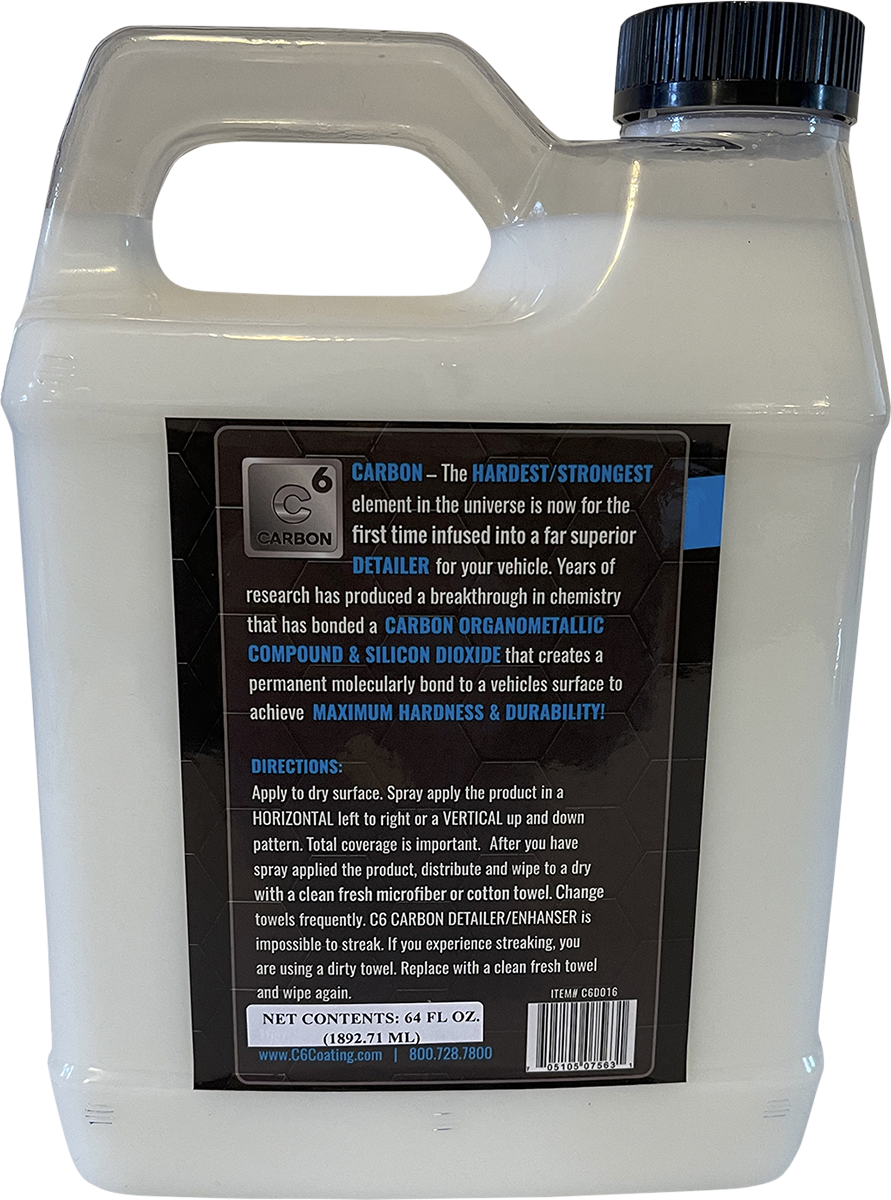 CYCLE CARE FORMULAS C6 Detailer - 64 U.S. fl oz C6D200164