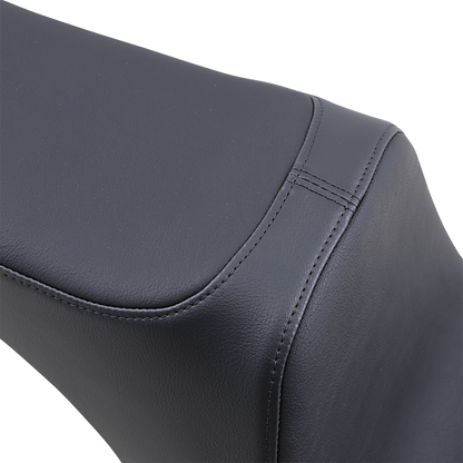 DRAG SPECIALTIES SEATS Predator III 2-Up Seat - Vinyl - Smooth - Black - Softail '06-'17 08021437