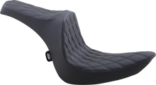 DRAG SPECIALTIES SEATS Predator III 2-Up Seat - Vinyl - Double Diamond - Black Stitching - Softail '06-'17 08021438