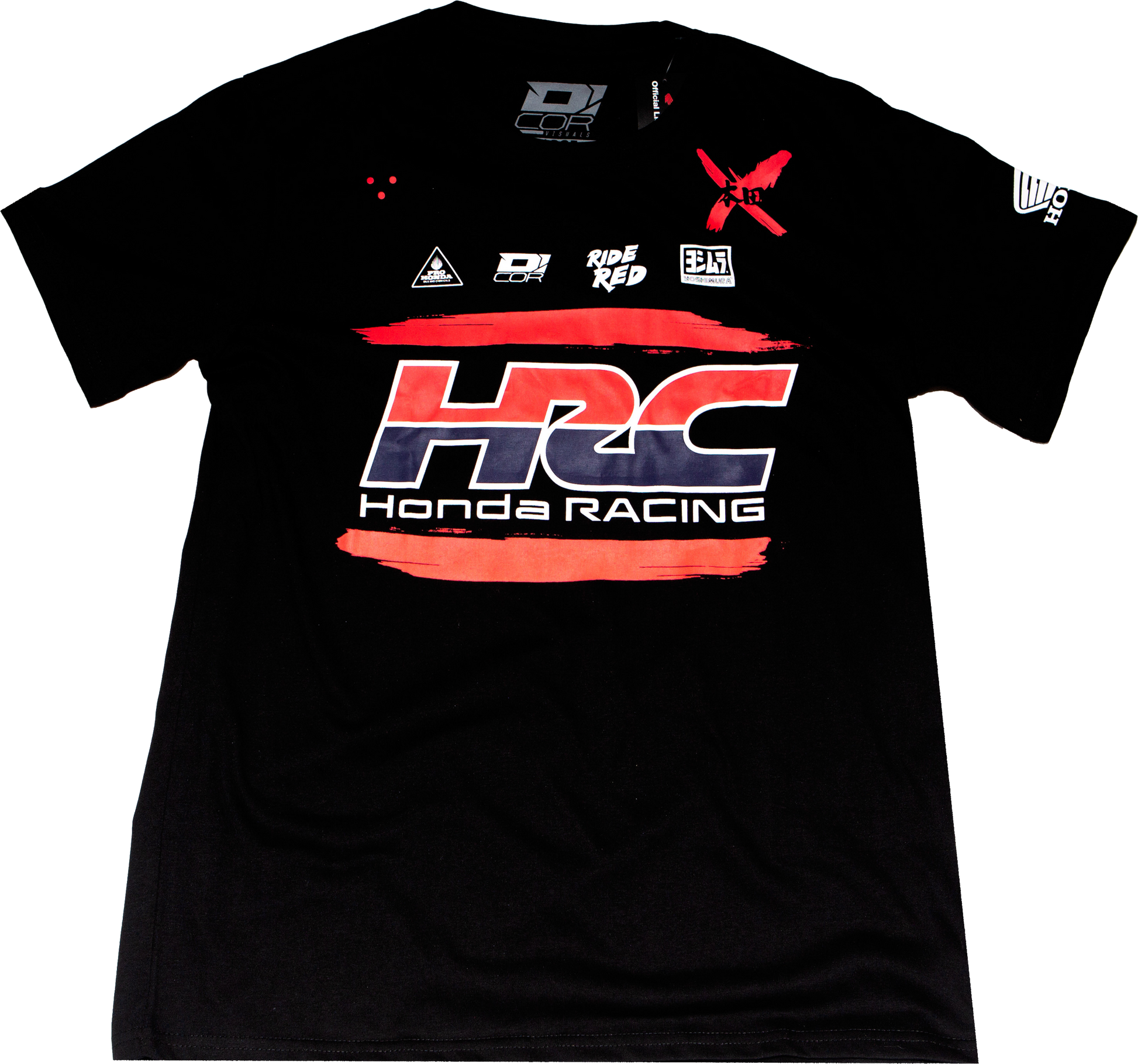 Honda Hrc Factory T Shirt Black Lg