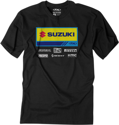 FACTORY EFFEX Suzuki 21 Racewear T-Shirt - Black - XL 24-87426
