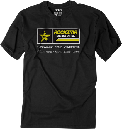 FACTORY EFFEX Rockstar 21 Racewear T-Shirt - Black - 2XL 24-87628