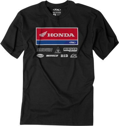FACTORY EFFEX Honda 21 Racewear T-Shirt - Black - Large 24-87324