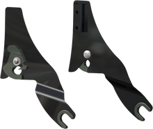 DRAG SPECIALTIES Quick Release Side Plates - Black 50263870