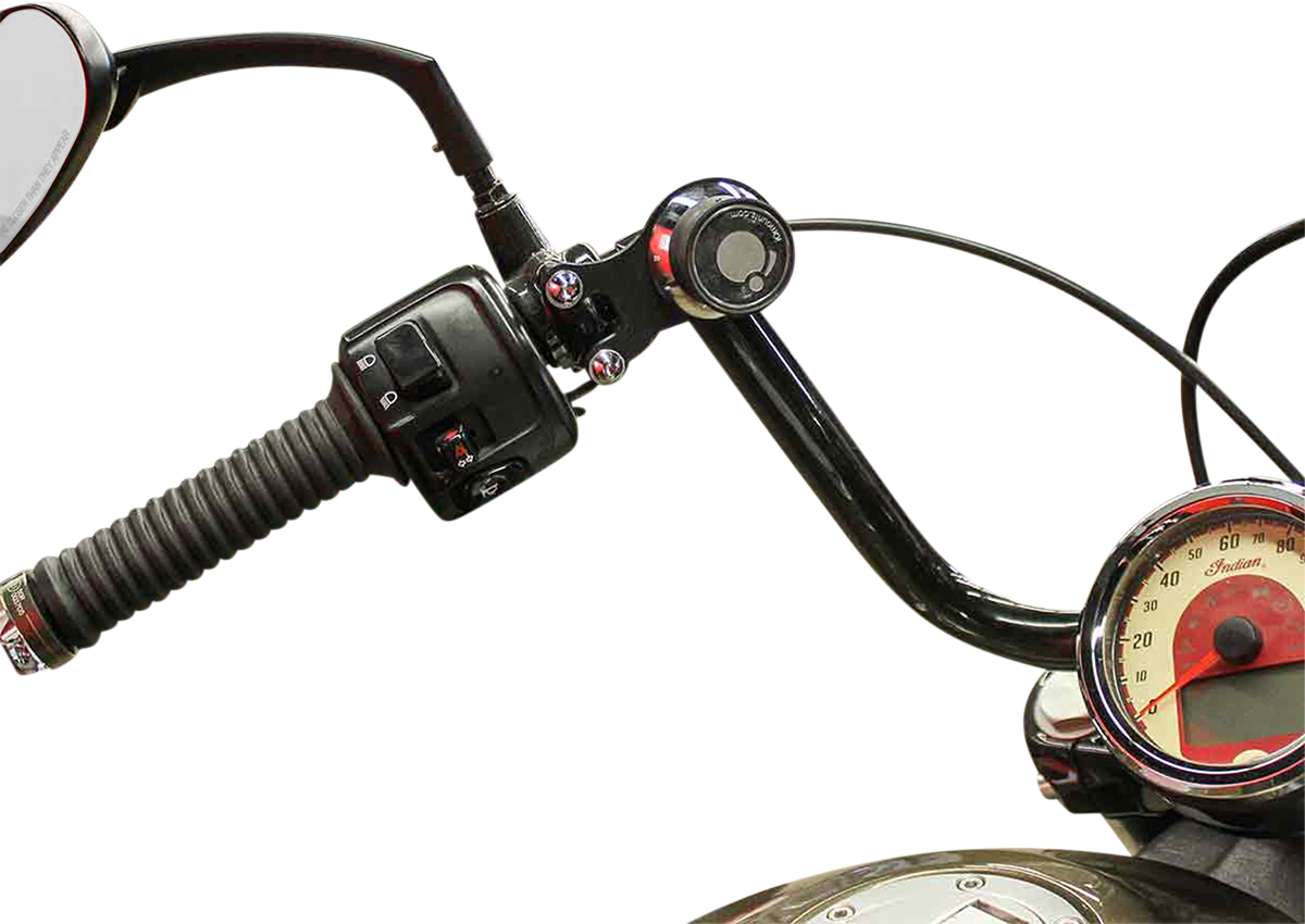 KLOCK WERKS iOmount™ for Indian - Ambidextrous Mount - Black - Scout KWD-04-0607-B
