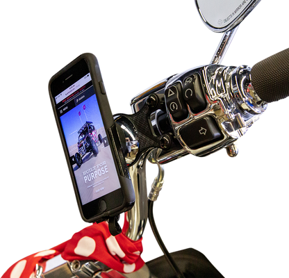 KLOCK WERKS iOmounts™ Device Mount - Handlebar Mount - Black KWD-01-0605-B