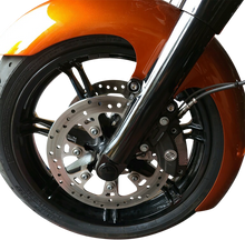 KLOCK WERKS Axle Kit - Flush Mount - Front - Black w/Black End Caps KWS-01-0610