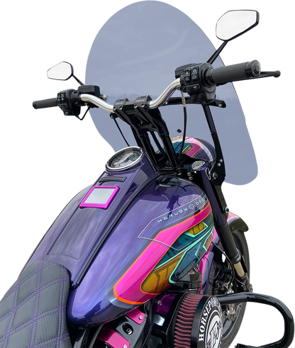 KLOCK WERKS Billboard Windshield - 17-1/2" - Dark Smoke KWW-02-0602