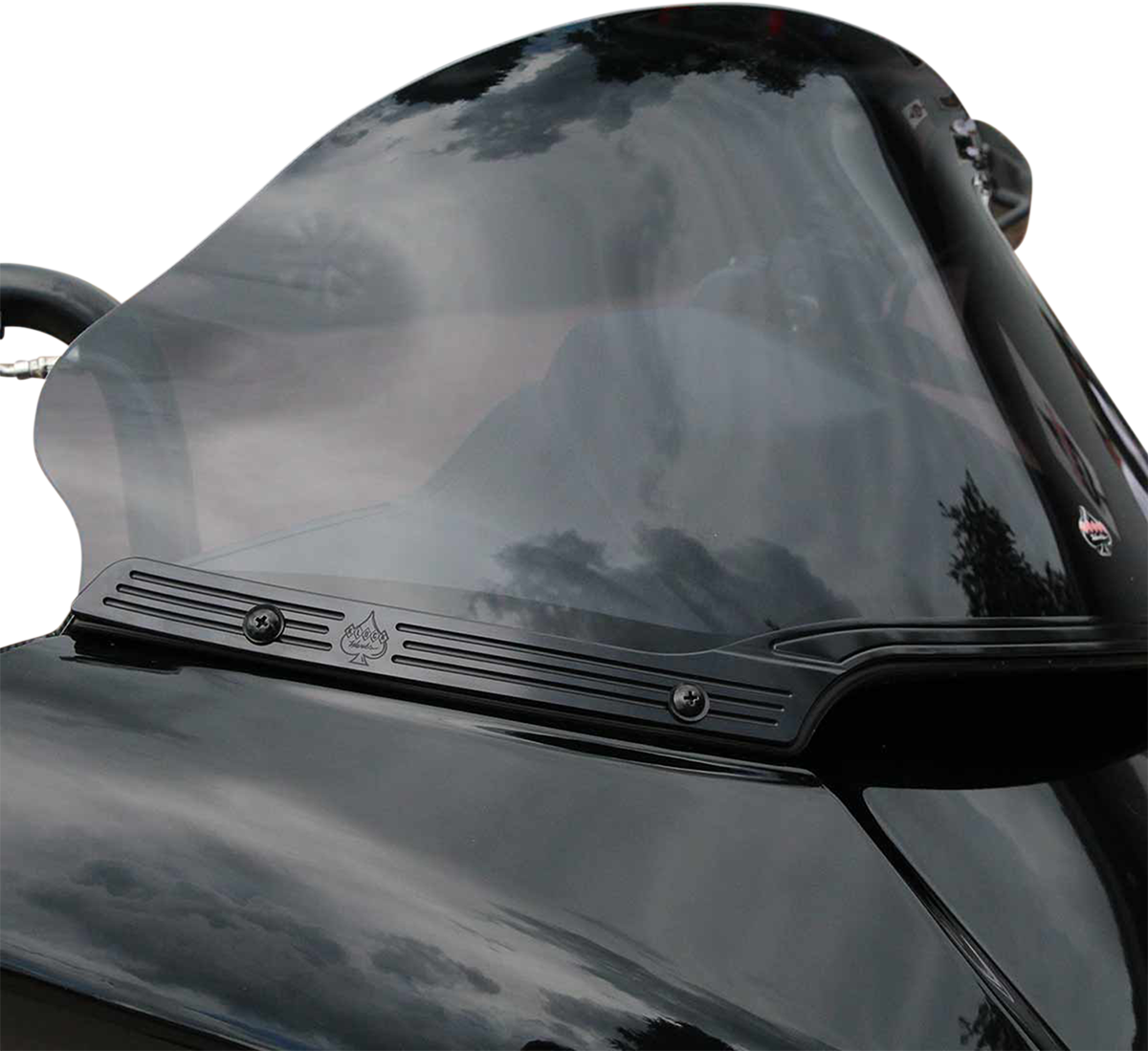 KLOCK WERKS Windshield Trim - KERF - Blacked Out - Harley-Davidson® KWW-01-0582