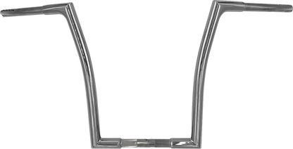 FAT BAGGERS INC. 1-1/4" EZ Install Flat Top Handlebar - 16" - Chrome 707016