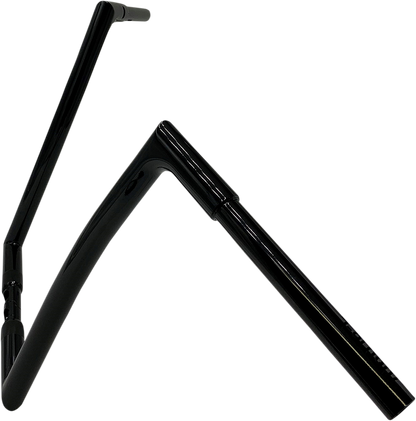 FAT BAGGERS INC. 1-1/4" EZ Install Flat Top Handlebar - 16" - Black 706016-B