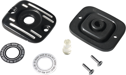 DRAG SPECIALTIES Front Brake Master Cylinder Cover - Black 78150
