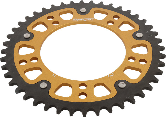 Rear Stealth Sprocket Alu/Stl 44t 520 Gld Hay/Suz/Tri