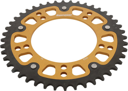 Rear Stealth Sprocket Alu/Stl 44t 520 Gld Hay/Suz/Tri