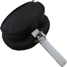 DRAG SPECIALTIES SEATS Oval Backrest Pad - Large - Short Bar - FL '88-'23 0822-0461