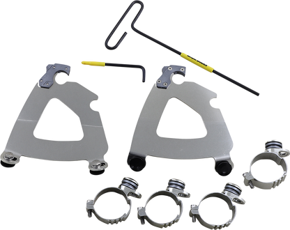 MEMPHIS SHADES Road Warrior Trigger-Lock Mounting Kit - Polished - XL MEK2059
